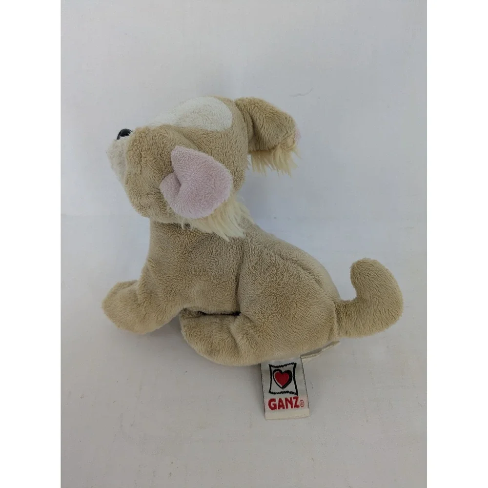 Ganz Lil Kinz Chihuahua Plush Small Tan White HS104 Stuffed Dog Retired No Code